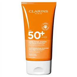 Clarins, Sun Care, Hydrating, Sunscreen Cream, SPF50+, 150 ml - Teknashop Ltd