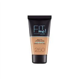 Maybelline Fit Me Matte Poreless Foundation 250 Sun Beige - unisex - Teknashop Ltd