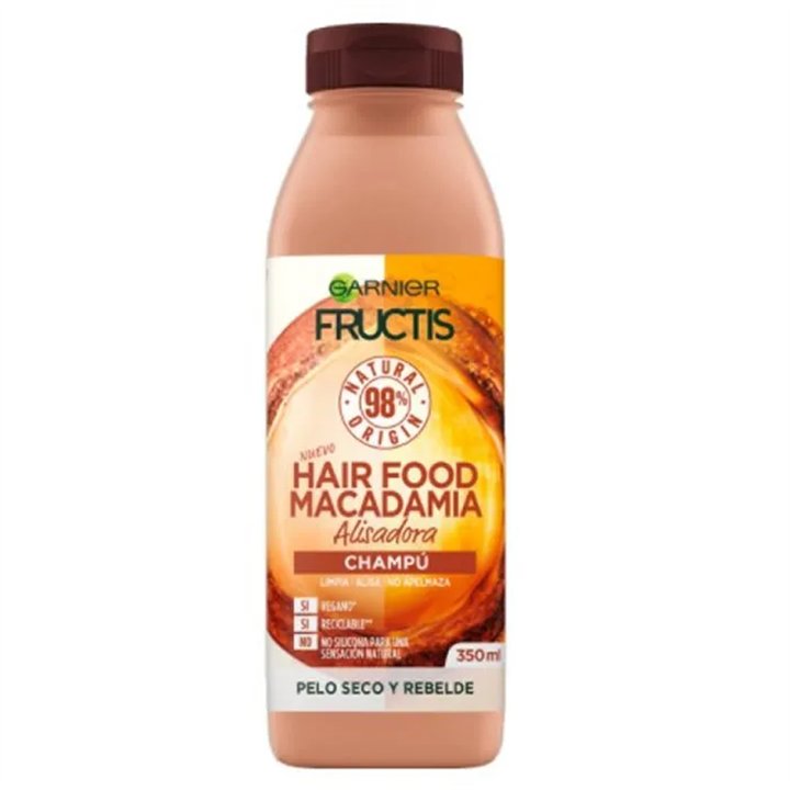 Garnier Fructis Hair Food Macadamia Straightening Shampoo 350ml - unisex - Teknashop Ltd