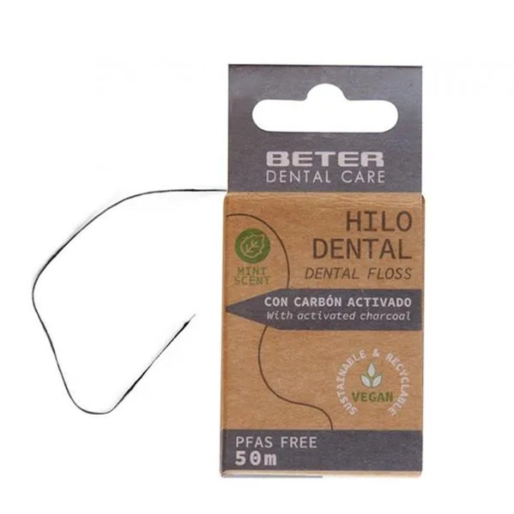 Beter Hilo Dental Carbón Activado 50 M 1 U - unisex - Teknashop Ltd