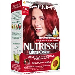 Garnier Tinte Pelo Nutrisse 6,60 Rojo Intenso - unisex - Teknashop Ltd