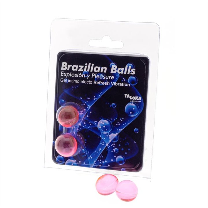 Set 2 Brazilian Balls Refresh Vibration Effect - 8412345047428 - Teknashop Ltd