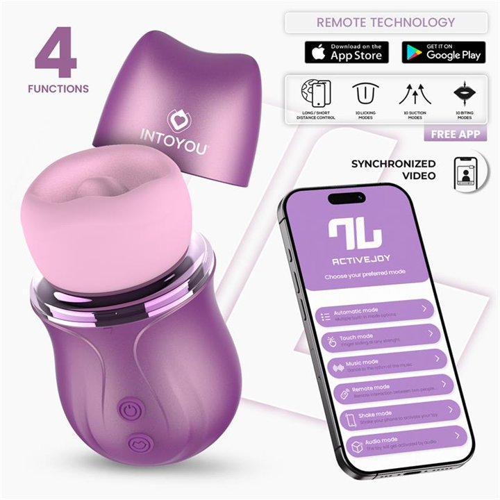 Suvi Stimulator with Licking, Biting, Suction and Vibration USB-C with APP - IN-443 - Teknashop Ltd