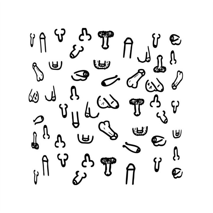 Penis square coasters 10 units - 8412345053306 - Teknashop Ltd