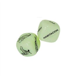 2 Glowing Dice: Position + Location - 8412345051418 - Teknashop Ltd