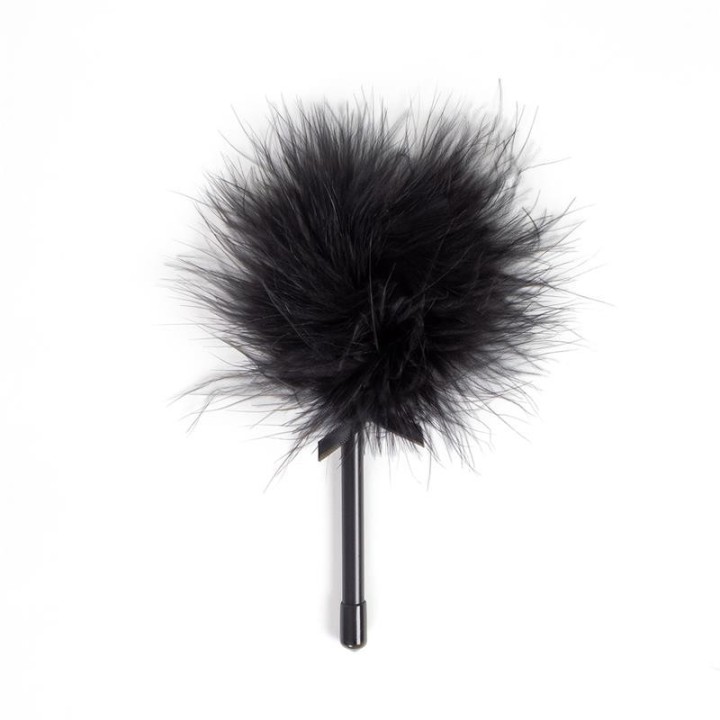 Secret Play Black Marabou Duster - F3420K - Teknashop Ltd