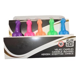 5 penis-shaped candles Set - 8412345053023 - Teknashop Ltd