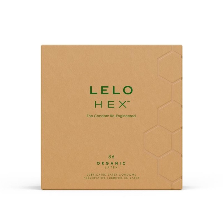 HEX Condoms Organic 36 units - L-885C - Teknashop Ltd