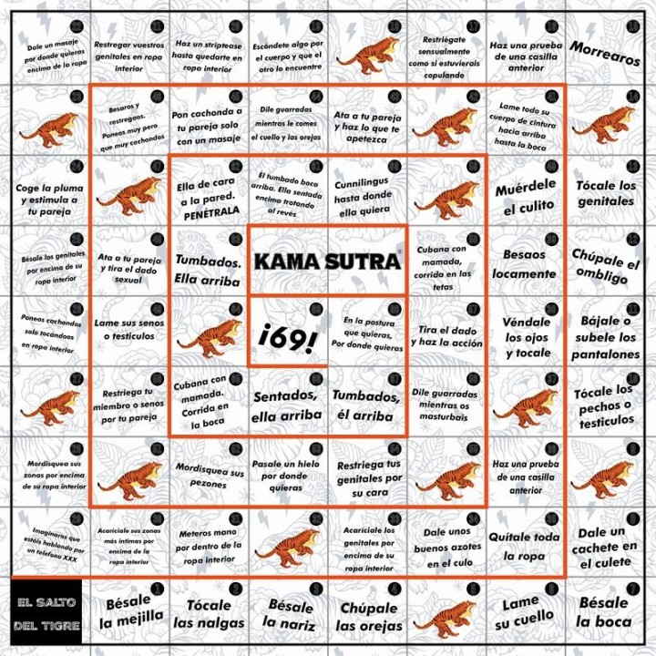 Erotic Board Game The Jump of the Tiger - 8412345045769 - Teknashop Ltd