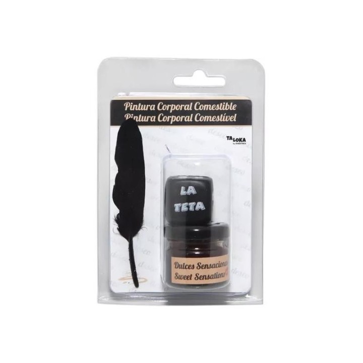 Chocolate Edible Paint, Brush and Posture Dice - 8412345048821 - Teknashop Ltd