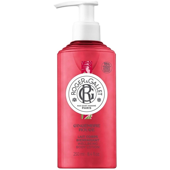 Roger & Gallet, Gingembre Rouge, Hydrating, Body Milk, 250 ml - Teknashop Ltd
