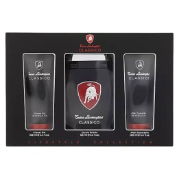 Set Tonino Lamborghini: Classico, Eau De Toilette, For Men, 125 ml + Classico, Hydrating, Shower Gel, All Skin Types, 100 ml + C
