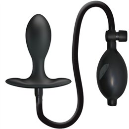 PRETTY LOVE - INFLATABLE ANAL PLUG BLACK - D-242414 - Teknashop Ltd