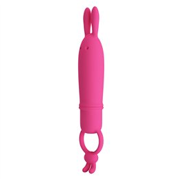 PRETTY LOVE - DELIA RABBIT VIBRATOR WITH RESISTANCE RING - D-245228 - Teknashop Ltd