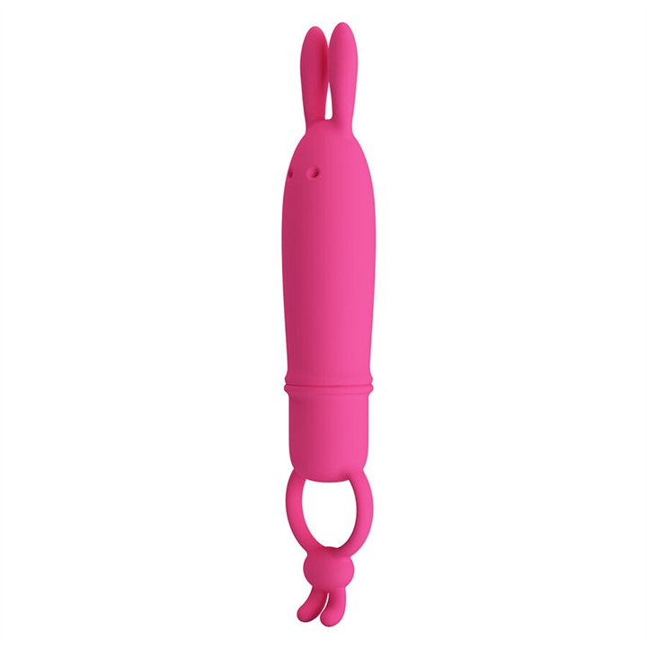 PRETTY LOVE - DELIA RABBIT VIBRATOR WITH RESISTANCE RING - D-245228 - Teknashop Ltd