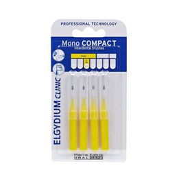 Elgydium, Interdental Brush, Yellow, 4 pcs - Teknashop Ltd