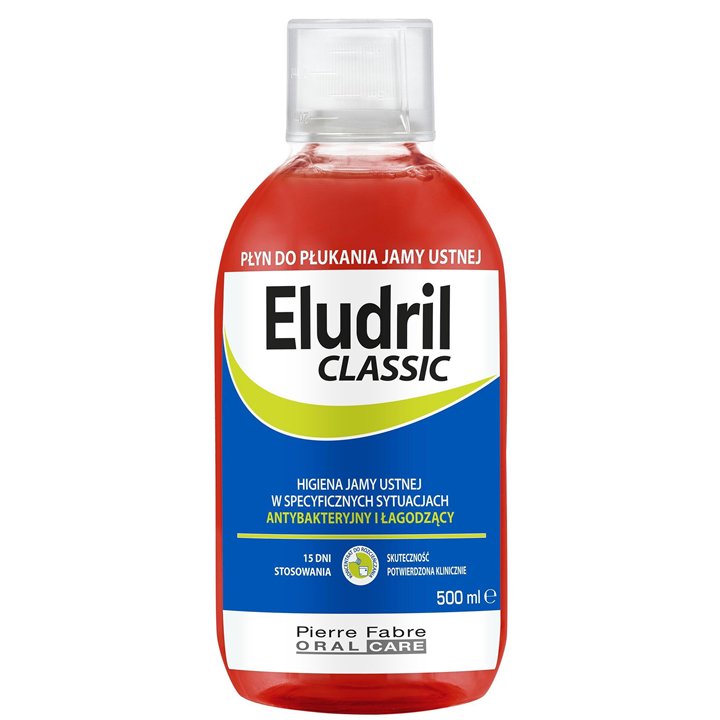 Eludril, Mouthwash, Anti-plaque, 500 ml - Teknashop Ltd