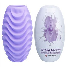 PRETTY LOVE - DOUBLE SIDED LILAC MASTURBATOR EGG - D-230776 - Teknashop Ltd