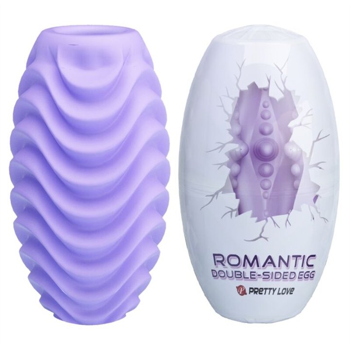 PRETTY LOVE - DOUBLE SIDED LILAC MASTURBATOR EGG - D-230776 - Teknashop Ltd