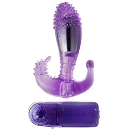 BAILE - LILAC VAGINAL AND ANAL STIMULATOR WITH VIBRATION - D66-149109LL - Teknashop Ltd