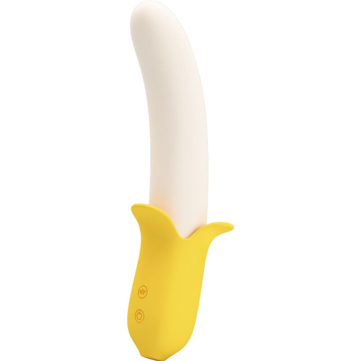 PRETTY LOVE - BANANA GEEK SUPER POWER 7 VIBRATIONS UP&DOWN SILICONE BLACK - D-235752 - Teknashop Ltd
