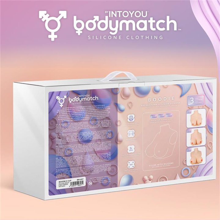 Boodie Realistic Breast Form E Cup Liquid Silicone - BM-657 - Teknashop Ltd