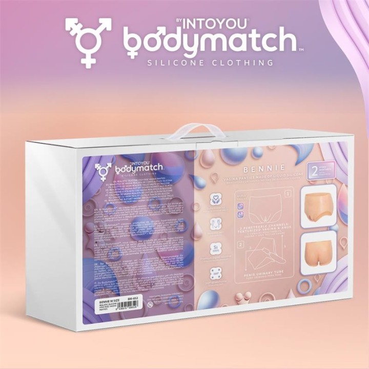 Bennie Realistic Vagina and Anus Panties Liquid Silicone Size M - BM-652 - Teknashop Ltd