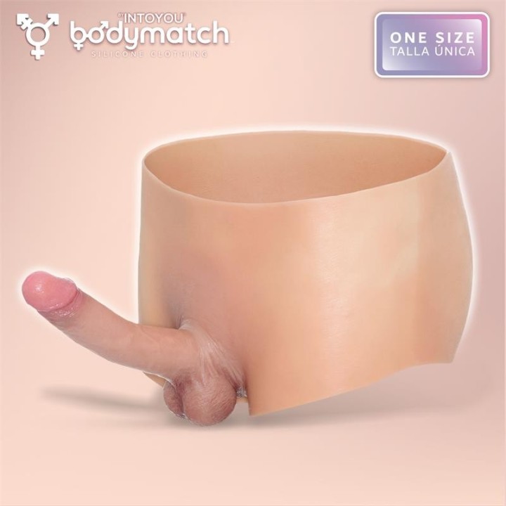 Blayke Boxer with 18 cm Built-in Penis Liquid Silicone One Size - BM-649 - Teknashop Ltd