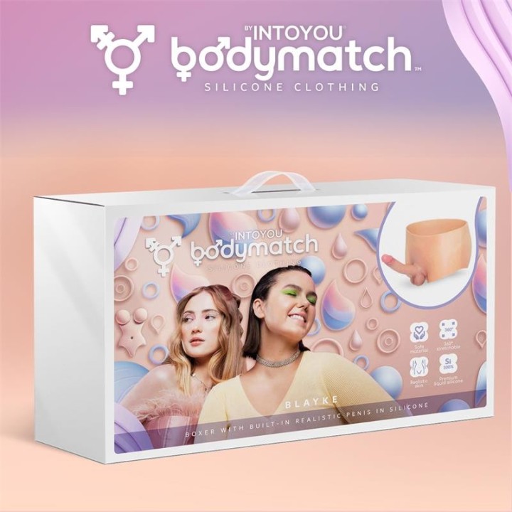 Blayke Boxer with 18 cm Built-in Penis Liquid Silicone One Size - BM-649 - Teknashop Ltd