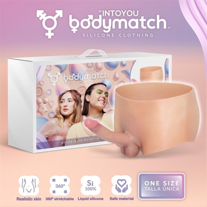 Blayke Boxer with 18 cm Built-in Penis Liquid Silicone One Size - BM-649 - Teknashop Ltd