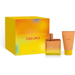 Set Mandarina Duck: Vida Loca, Eau De Toilette, For Women, 100 ml + Vida Loca, Hydrating, Daily, Body Lotion, 50 ml - Teknashop 
