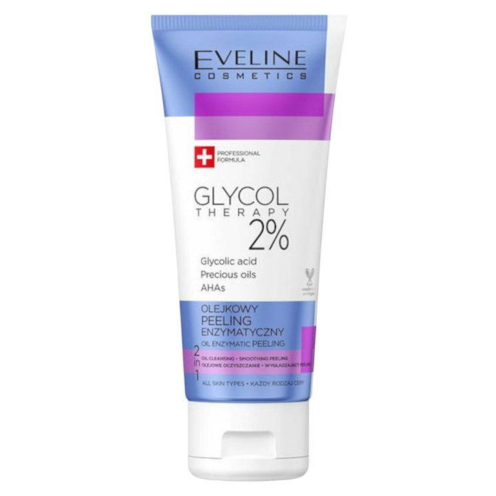 Eveline Cosmetics, Glycol Theraphy, Cleansing & Exfoliation, Peeling Gel, 100 ml *Tester - Teknashop Ltd