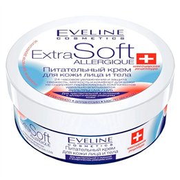 Eveline Cosmetics, Extra Soft, Nourishing, Body Cream, For Face, 200 ml *Tester - Teknashop Ltd