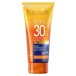 Eveline Cosmetics, Amazing Oils, Water-Resistant, Sunscreen Lotion, SPF30, 200 ml *Tester - Teknashop Ltd