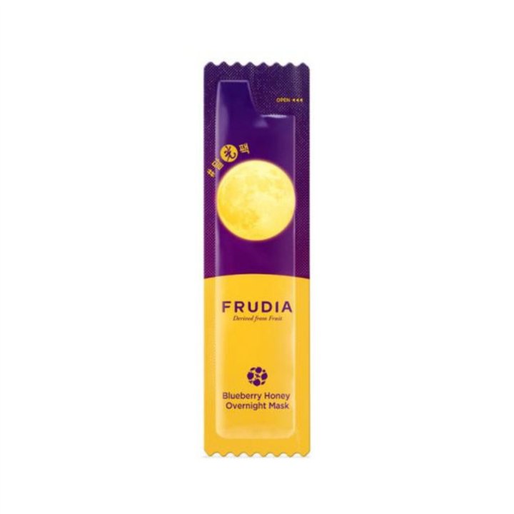 Frudia, Delivered From Fruit, Blueberry & Honey, Hydrating, Night, Cream Mask, For Face, 5 ml *Tester - Teknashop Ltd