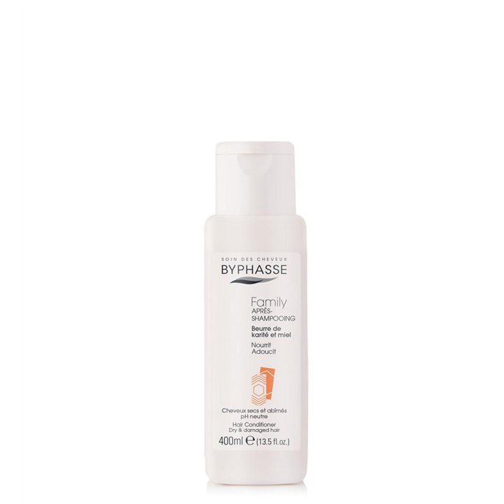 Byphasse, Family, Honey & Butter, Hair Conditioner, Nutritiv Riche, 400 ml *Tester - Teknashop Ltd