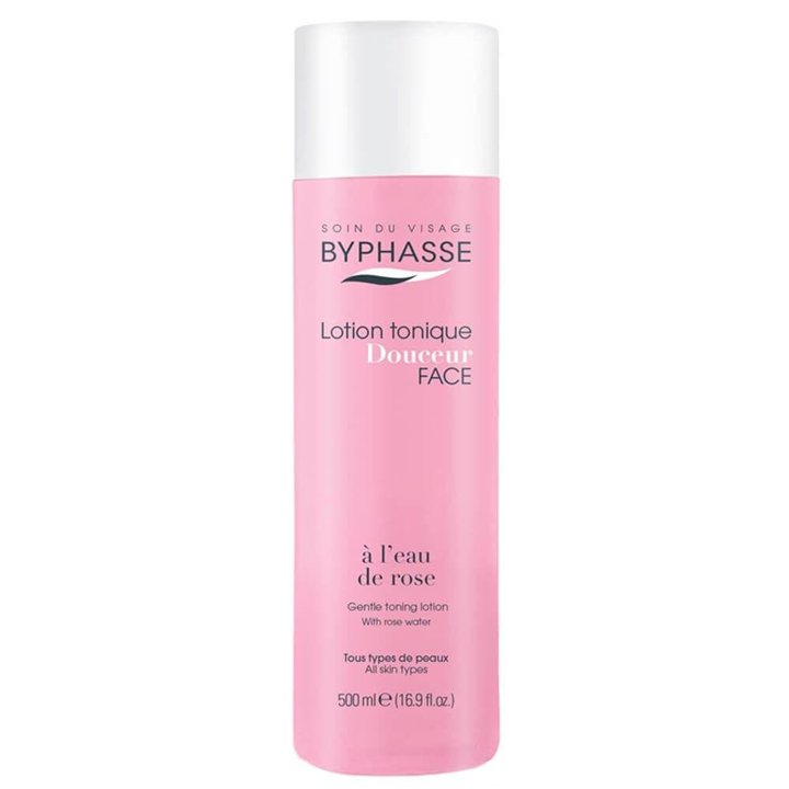Byphasse, Soft, Alcohol Free, Tonifying, Tonic Lotion, For Face, 500 ml *Tester - Teknashop Ltd