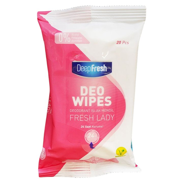 Deep Fresh, Deo Wipes, Cleansing Wipes, Underarm, 20 pcs, *Tester - Teknashop Ltd