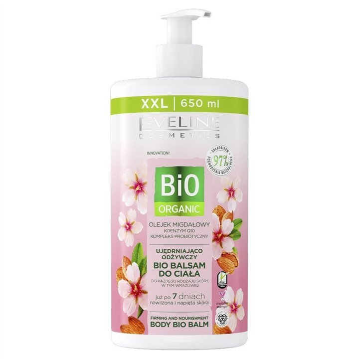 Eveline Cosmetics, Bio Organic, Firm & Moisturizer, Body Balm, 650 ml *Tester - Teknashop Ltd