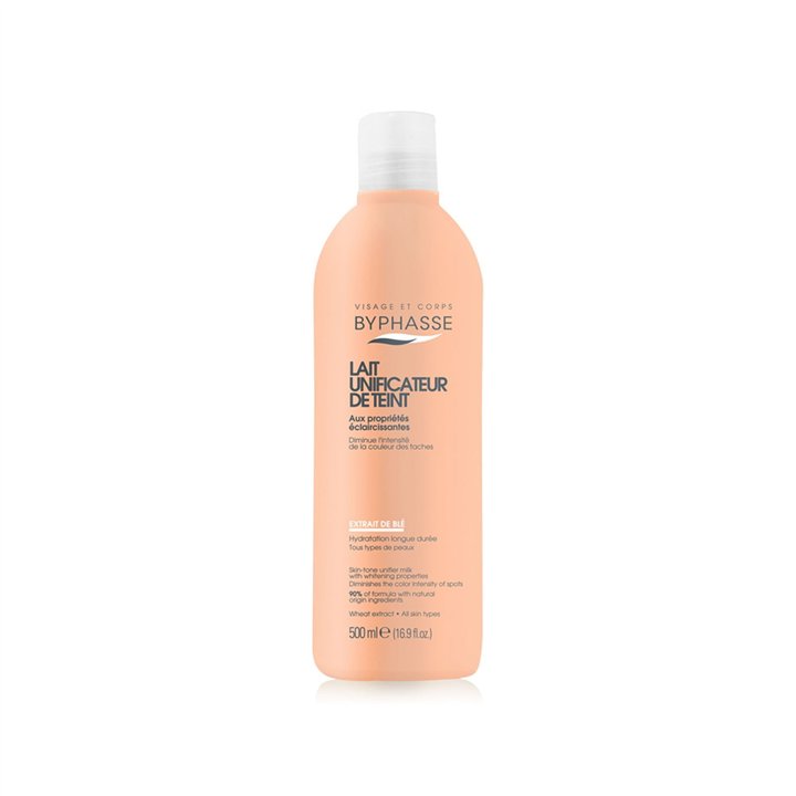 Byphasse, Byphasse, Wheat, Whitening, Body Milk, 500 ml *Tester - Teknashop Ltd