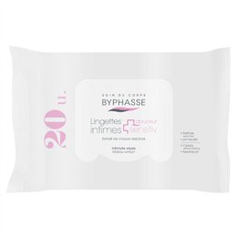 Byphasse, Byphasse, Intimate Wipes, 20 pcs, *Tester - Teknashop Ltd
