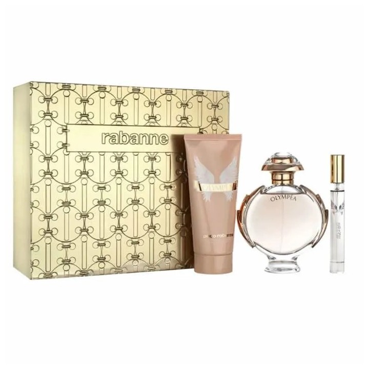 Paco Rabanne Olympea Eau De Parfum Spray 80ml Set 3 Pieces - woman - Teknashop Ltd