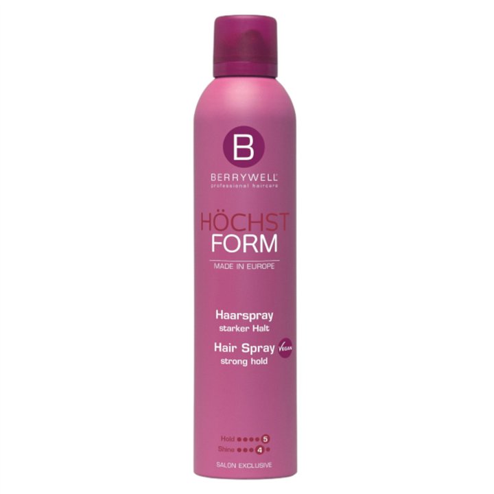 Berrywell, Hochst Form, Hair Spray, Strong Hold, Strong Hold, 500 ml *Tester - Teknashop Ltd