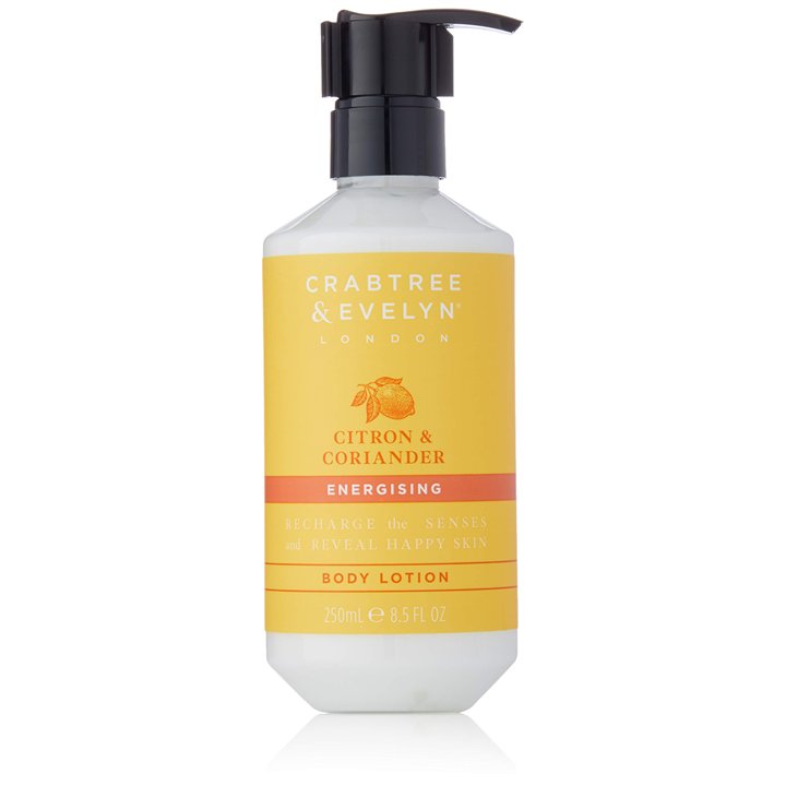 Crabtree & Evelyn, Citron & Coriander, Revitalizing, Body Lotion, All Over Body, 250 ml - Teknashop Ltd