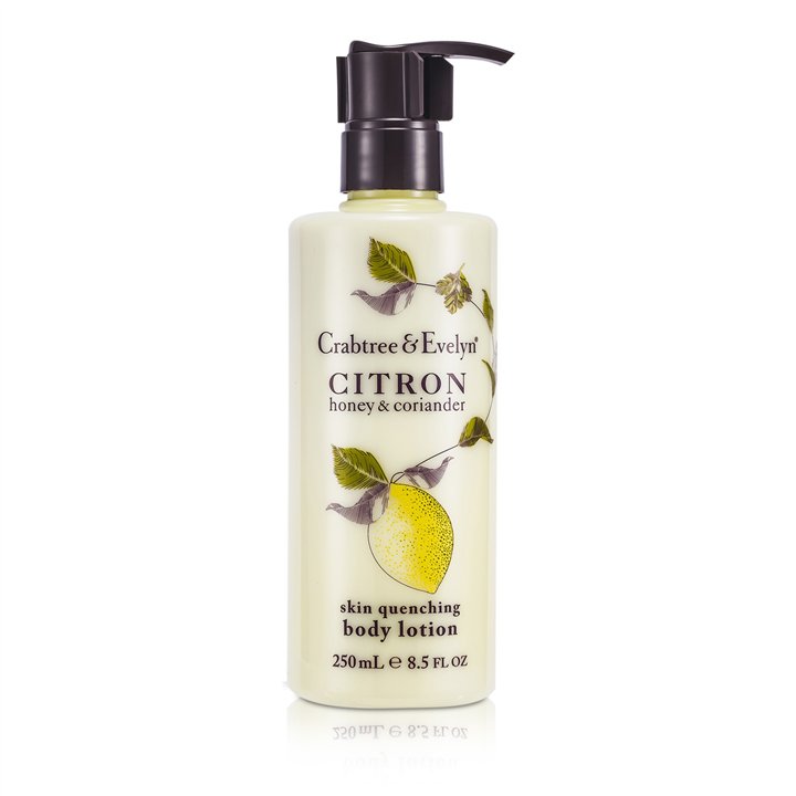 Crabtree & Evelyn, Citron, Honey & Coriander, Revitalizing, Daily, Body Lotion, All Over Body, 250 ml - Teknashop Ltd