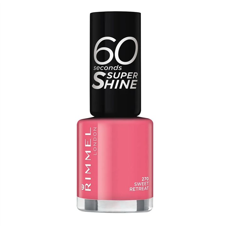 Rimmel London 60 Seconds Super Shine Nail Lacquer 270 Sweet Retreat - unisex - Teknashop Ltd