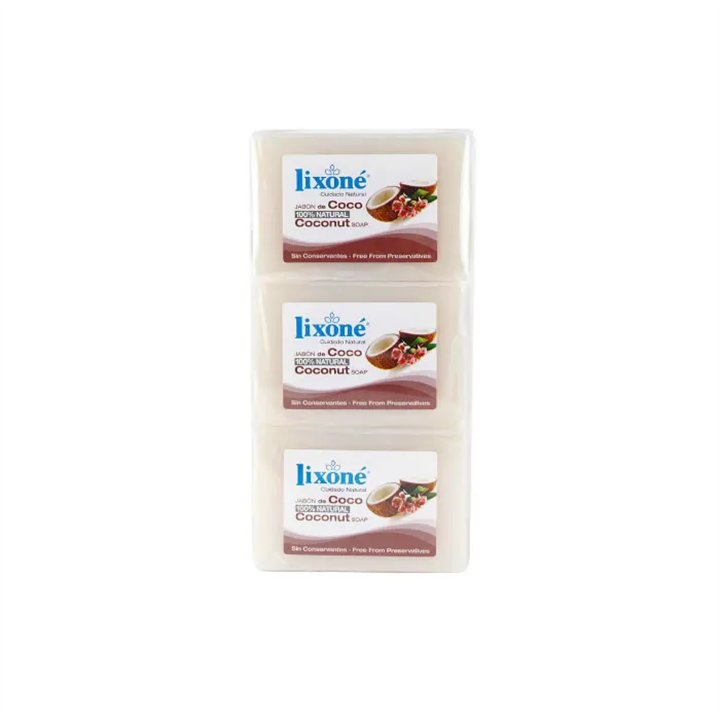 Lixoné Coconut Soap Dry Skin 3x125g - unisex - Teknashop Ltd