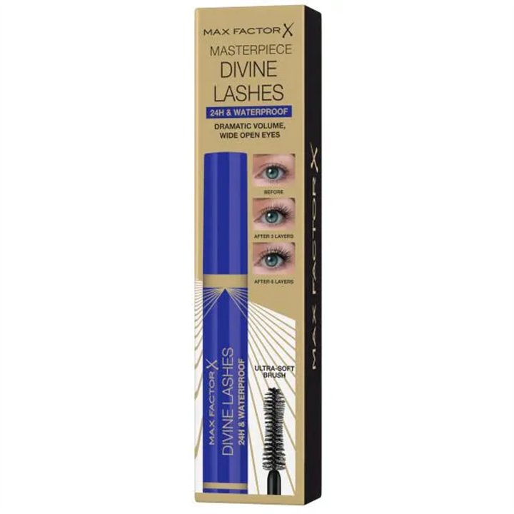 Max Factor Divine Lashes 24h y Waterproof Mascara Black - unisex - Teknashop Ltd