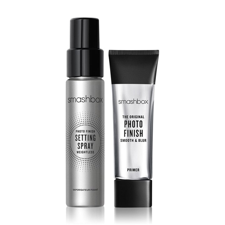 Duet Set Smashbox: Photo Finish, Matte Finish, Liquid Primer, 12 ml + Photo Finish, Setting Spray, 30 ml - Teknashop Ltd