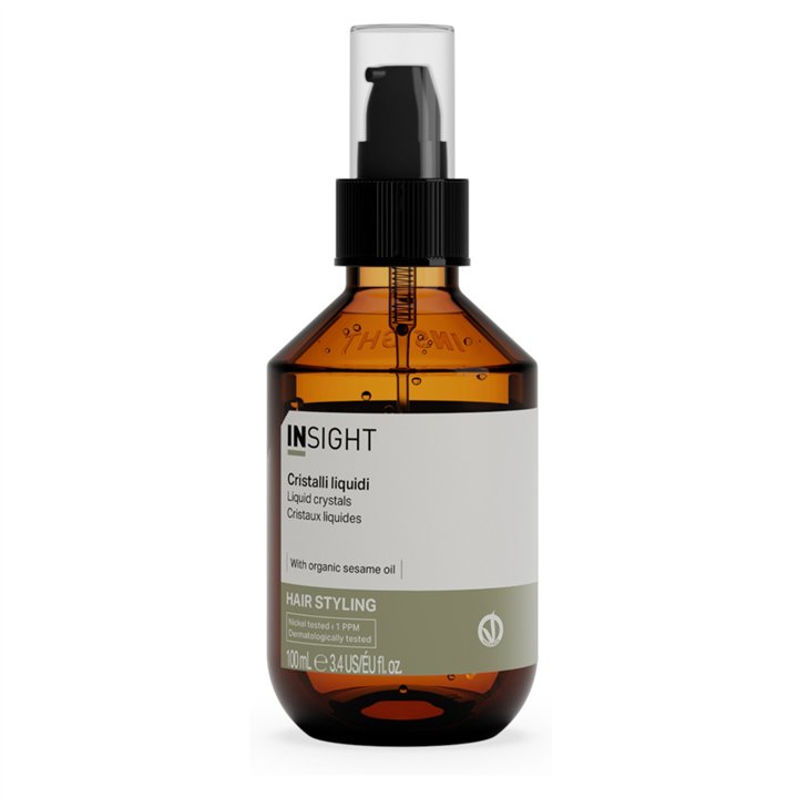 Insight, Liquid Crystals, Vegan, Shine-enhancing, Hair Fluid, 100 ml *Tester - Teknashop Ltd